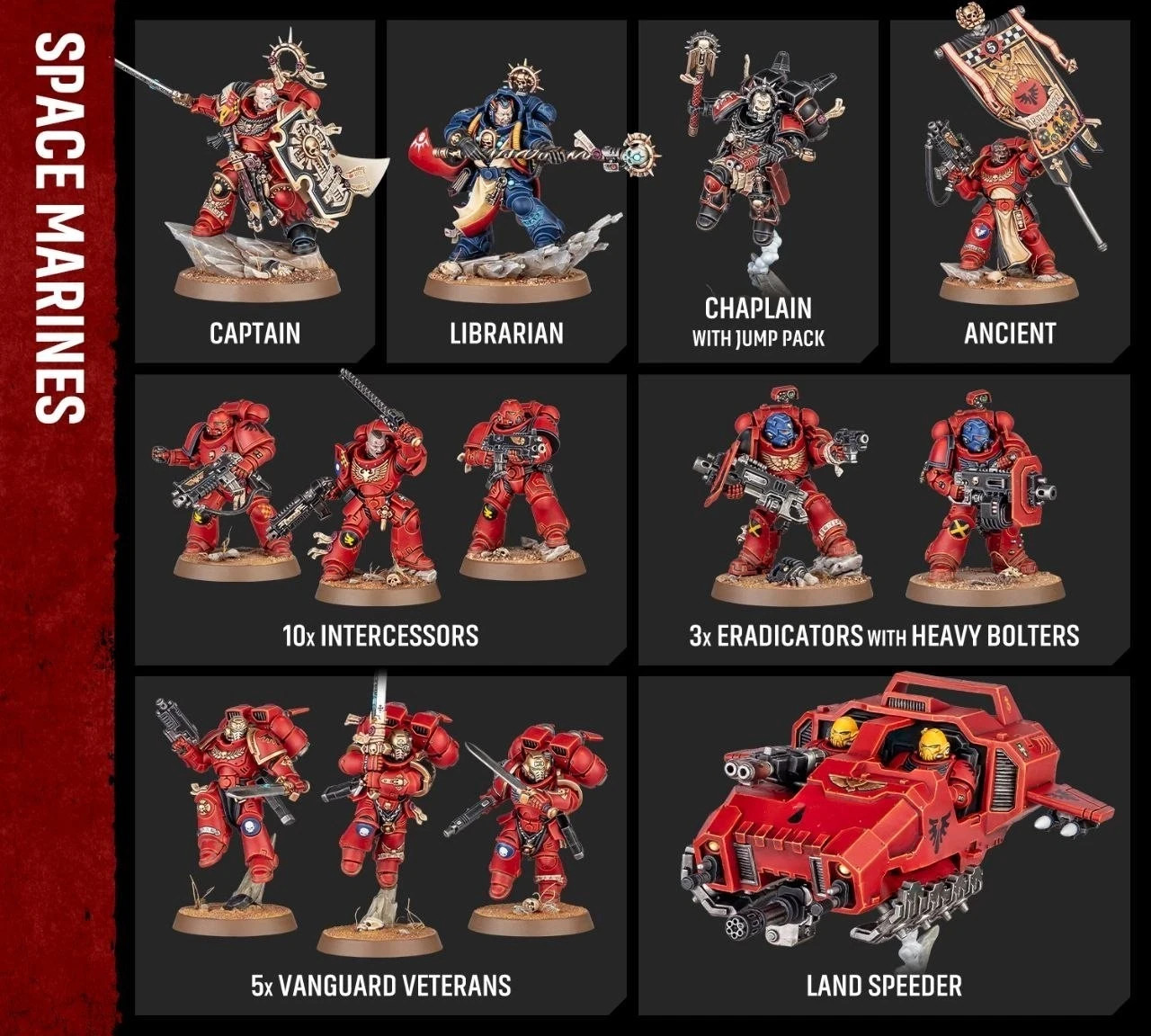 40k Armageddon Space Marines half of launch box 11th edition - Ships Today! -
