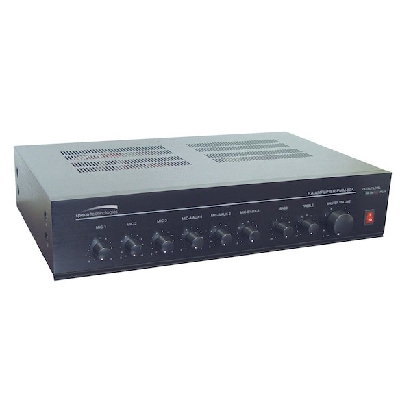 Speco Technologies Pmm60a Amplifier, 60W, Mixer