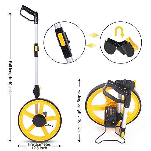 Measuring Wheel Folding Portable Distance Measurement Wheel Professional Enginee
