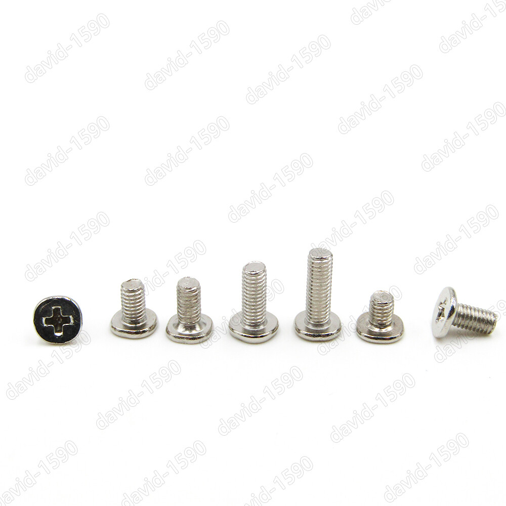 M2 M2.5 M3 M4 Silver Phillips Wafer Flat Head Machine Screw Laptop Notebook Bolt
