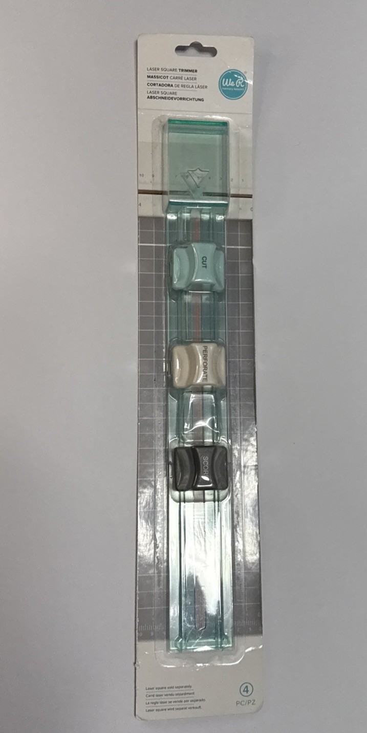 We R Memory Keepers Laser Square Trimmer Guide & Blades 660509 by American Craft