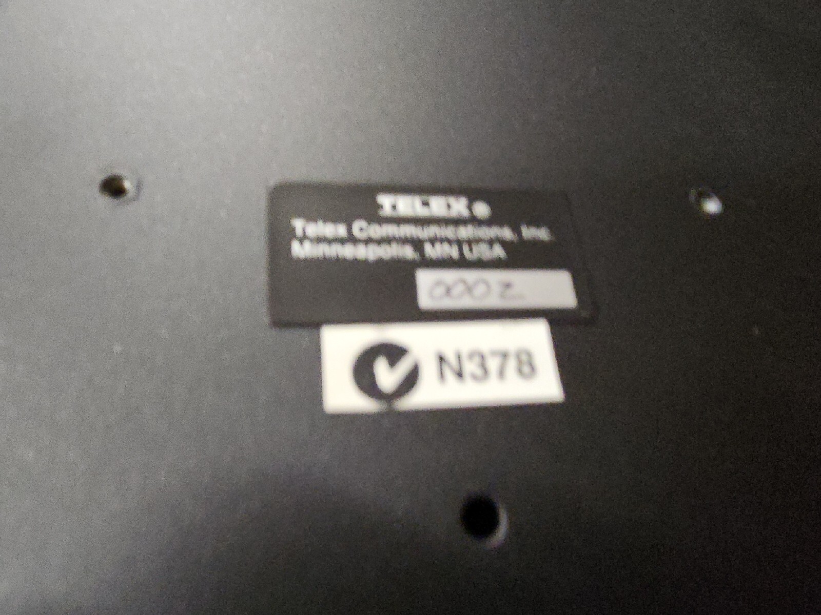 Telex Audiocom US2000A Intercom User Station