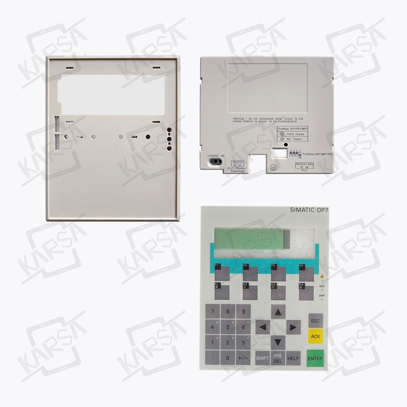 Plastic Cover for 6AV3607-5CB00-0AL0 OP7/DP Front and Back Case Housing + Keypad