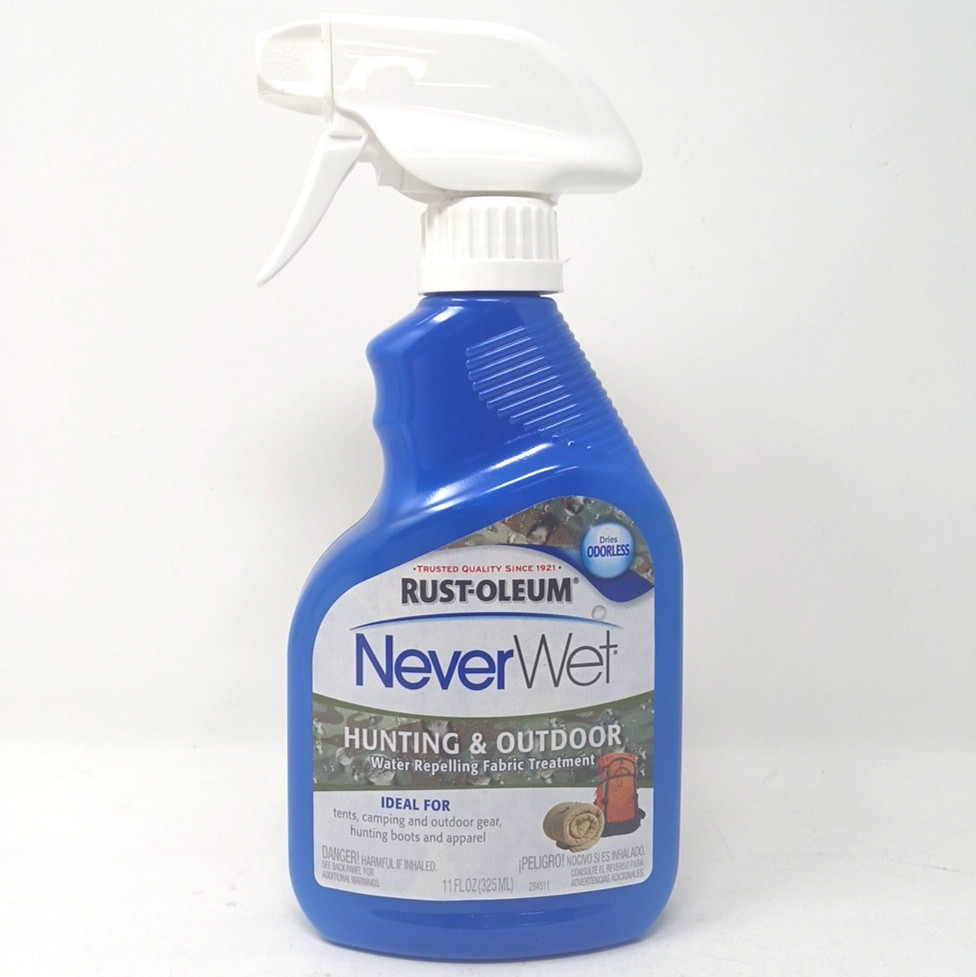 Rustoleum Never Wet Hunting & Outdoor 11 fl.oz. Water Repelling Treatment - NEW