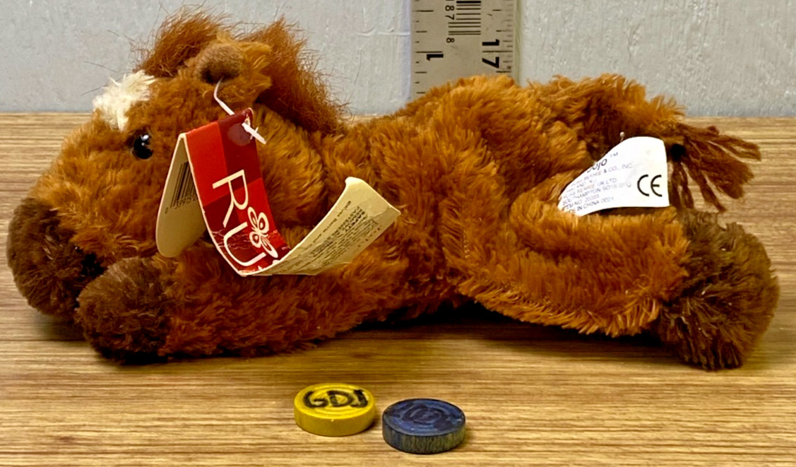 Horse Jojo Russ 5" Brown Horse Beanbag Plush - GDJ-P-955