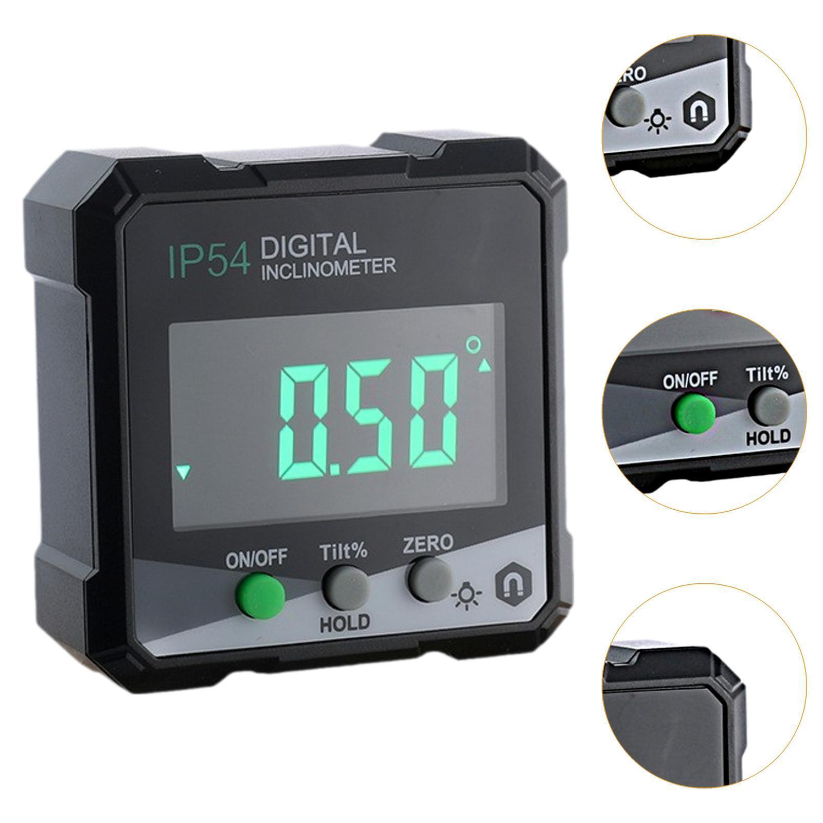 Inclinometer Portable Digital Angle Gauge for Construction Masonry Machinery