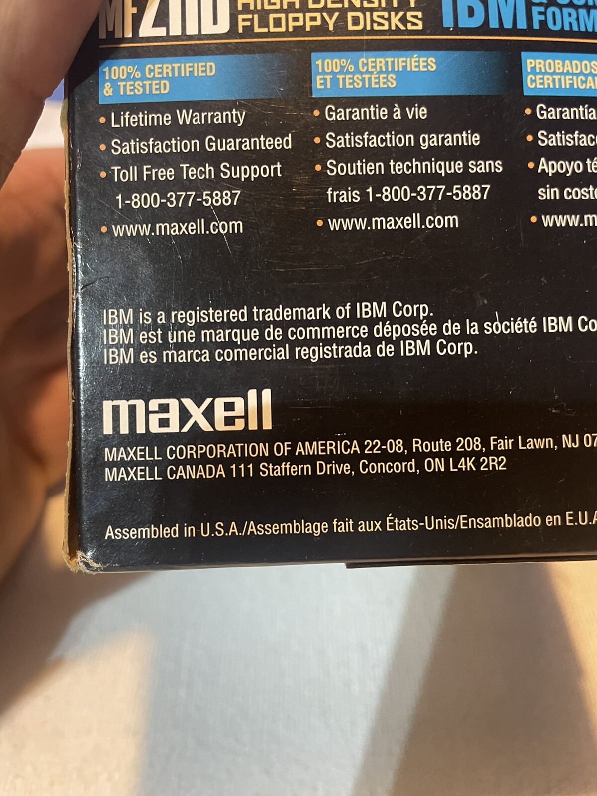 Maxwell floppy disks mf2hd 30pcs