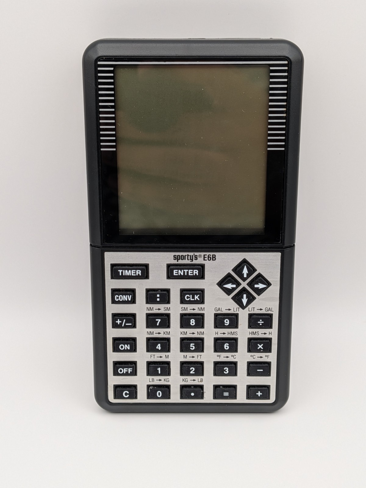 Sporty's E6B Electronic Flight Computer w/ Case & Manual - Untested/Parts