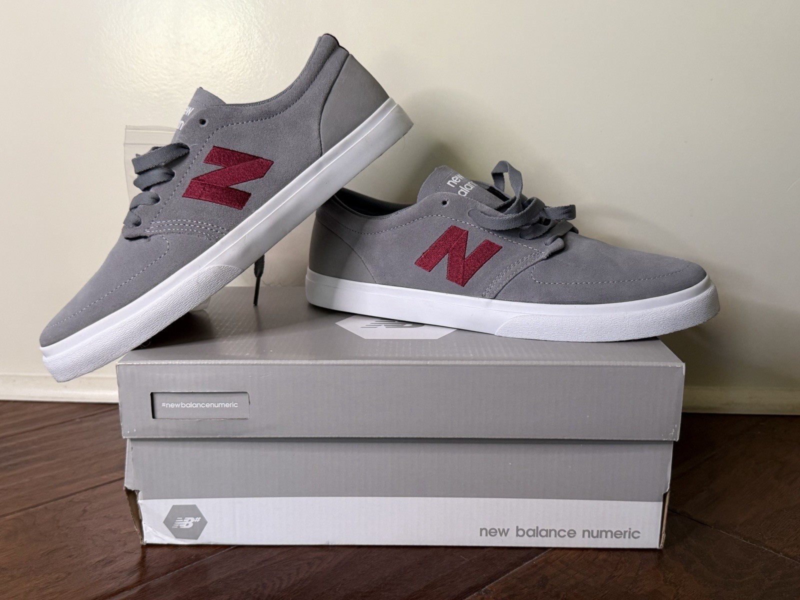 New Balance Numeric NM345RO Gray Size 8