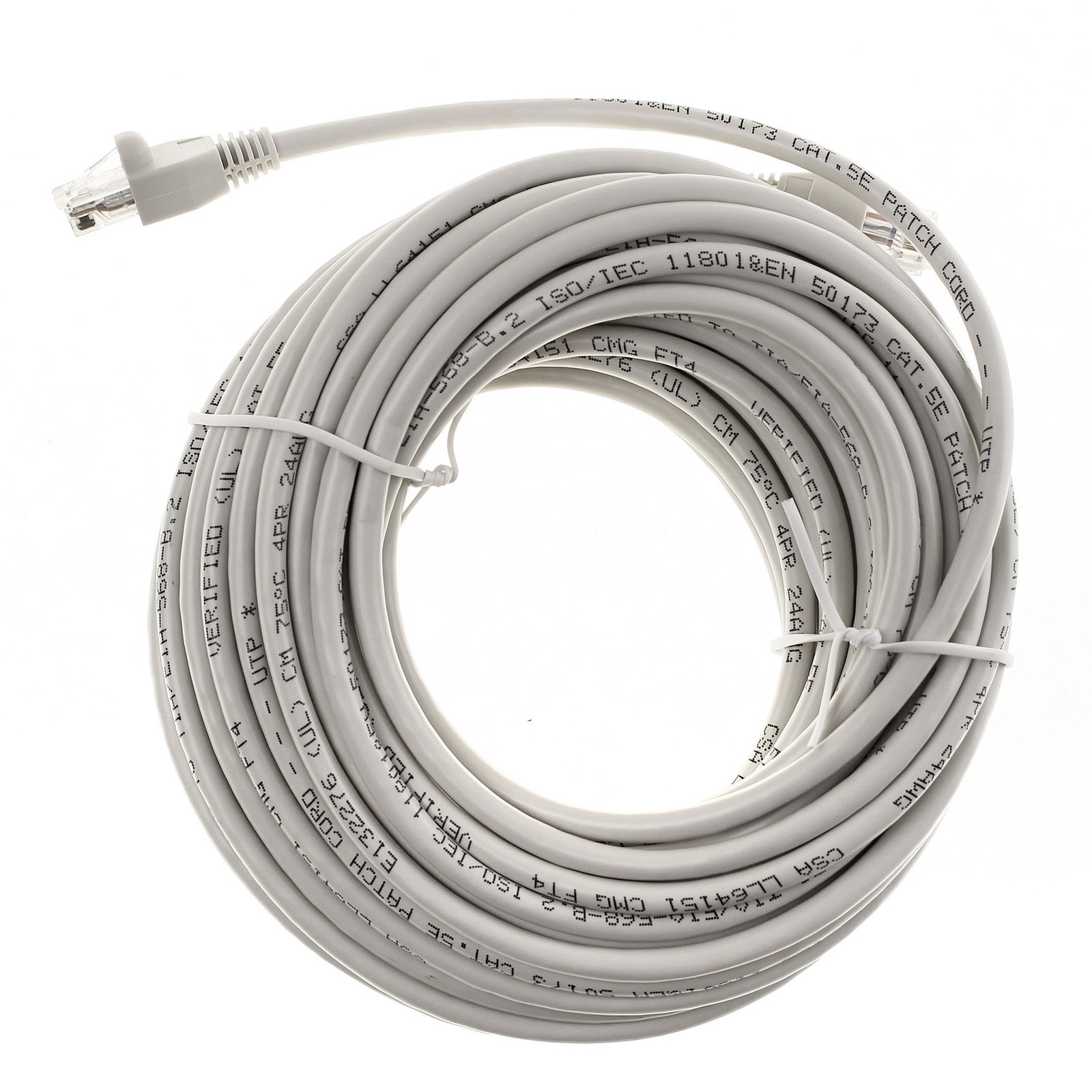 PASS & SEYMOUR LEGRAND PSPC5E50V CAT5E PATCH CABLE CORD, WHITE, C5E, 50'