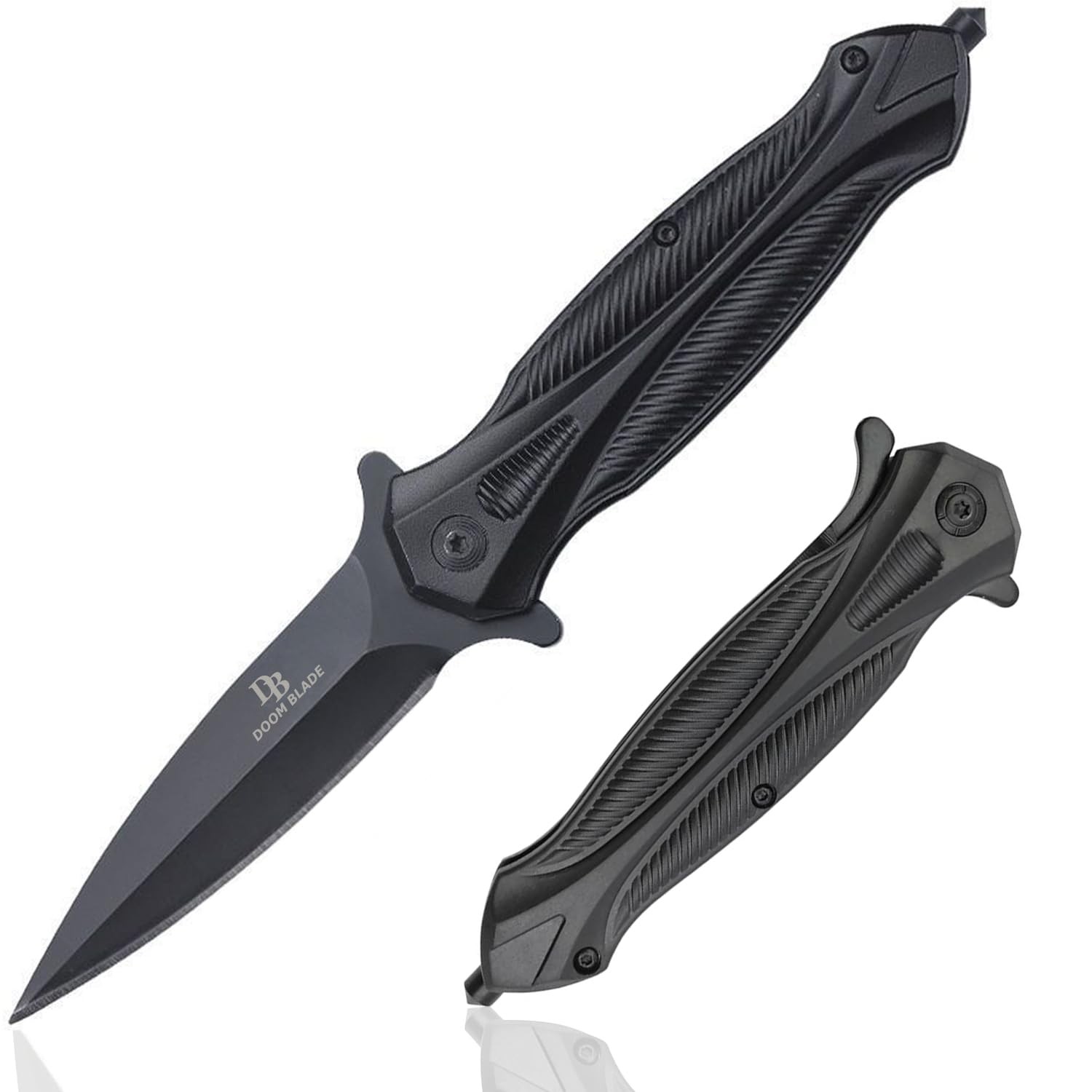 EDC Spring Assist Folding Pocket knife,Glass Breaker, Cool Knives for Outdoor...