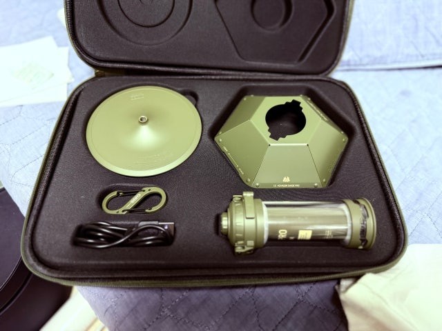 Cargo container Camping Lantern Dual Light Pro Package / Wild Khaki color