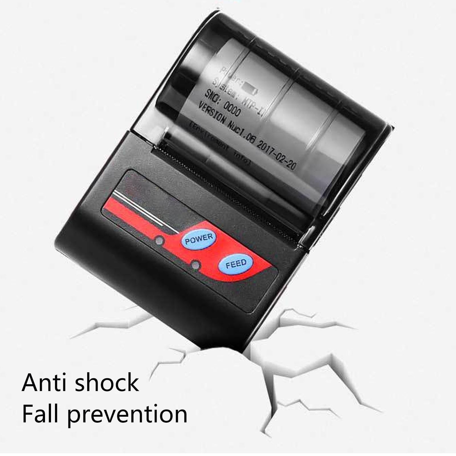 Hilitand Portable Handheld Thermal Receipt Printer 80mm Second Printing...