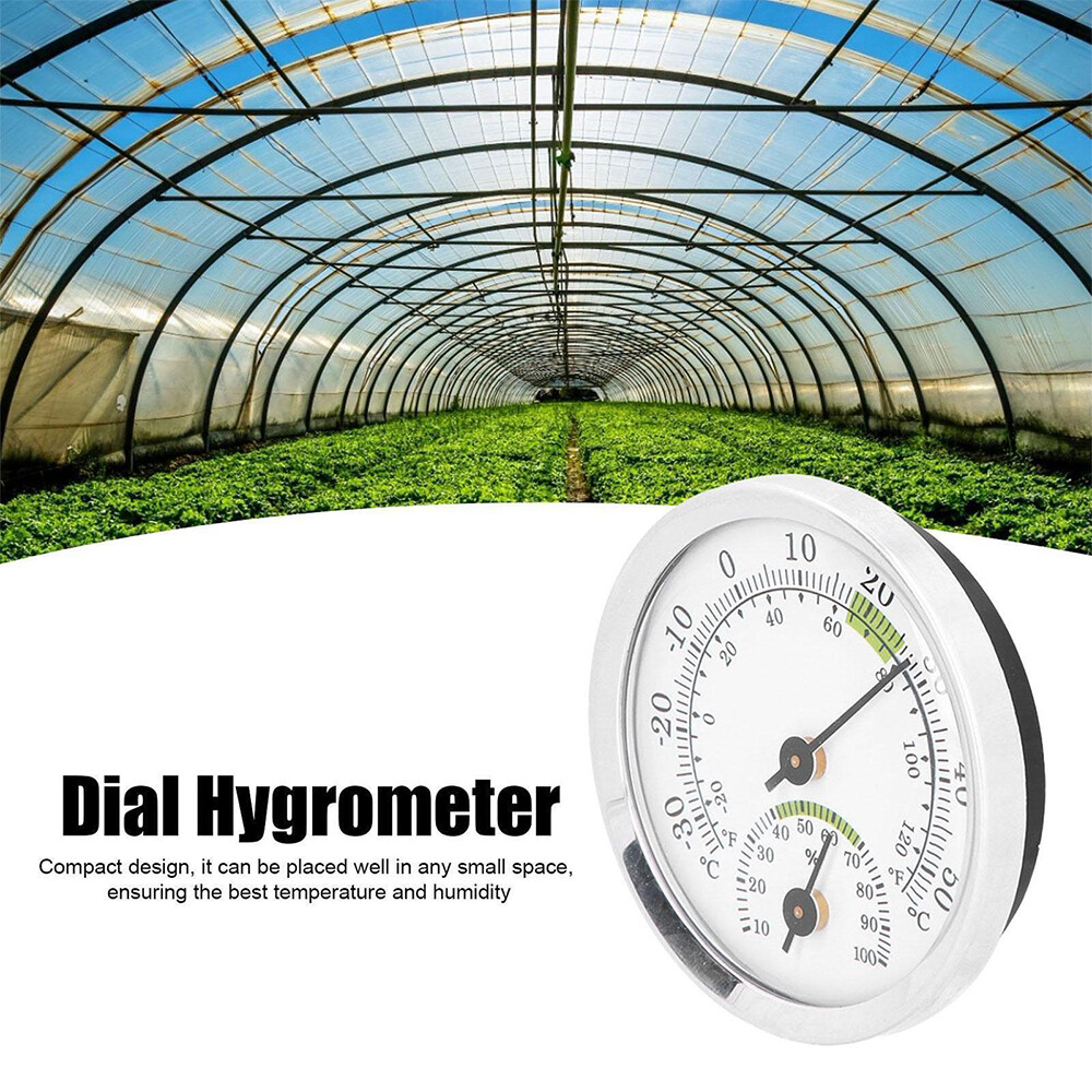 Analog Thermometer Hygrometer Mini Humidity Meter Gauge Temperature Room Indoor