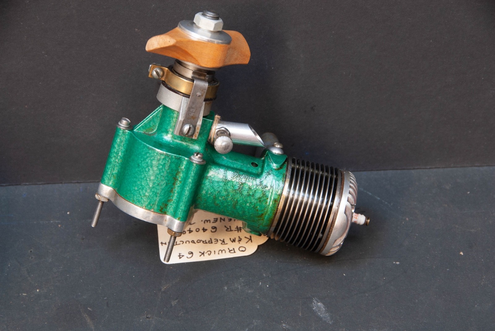 Vintage K&M ORWICK .64 Model Airplane Engine, TOBY BLIZZARD PHOENIX