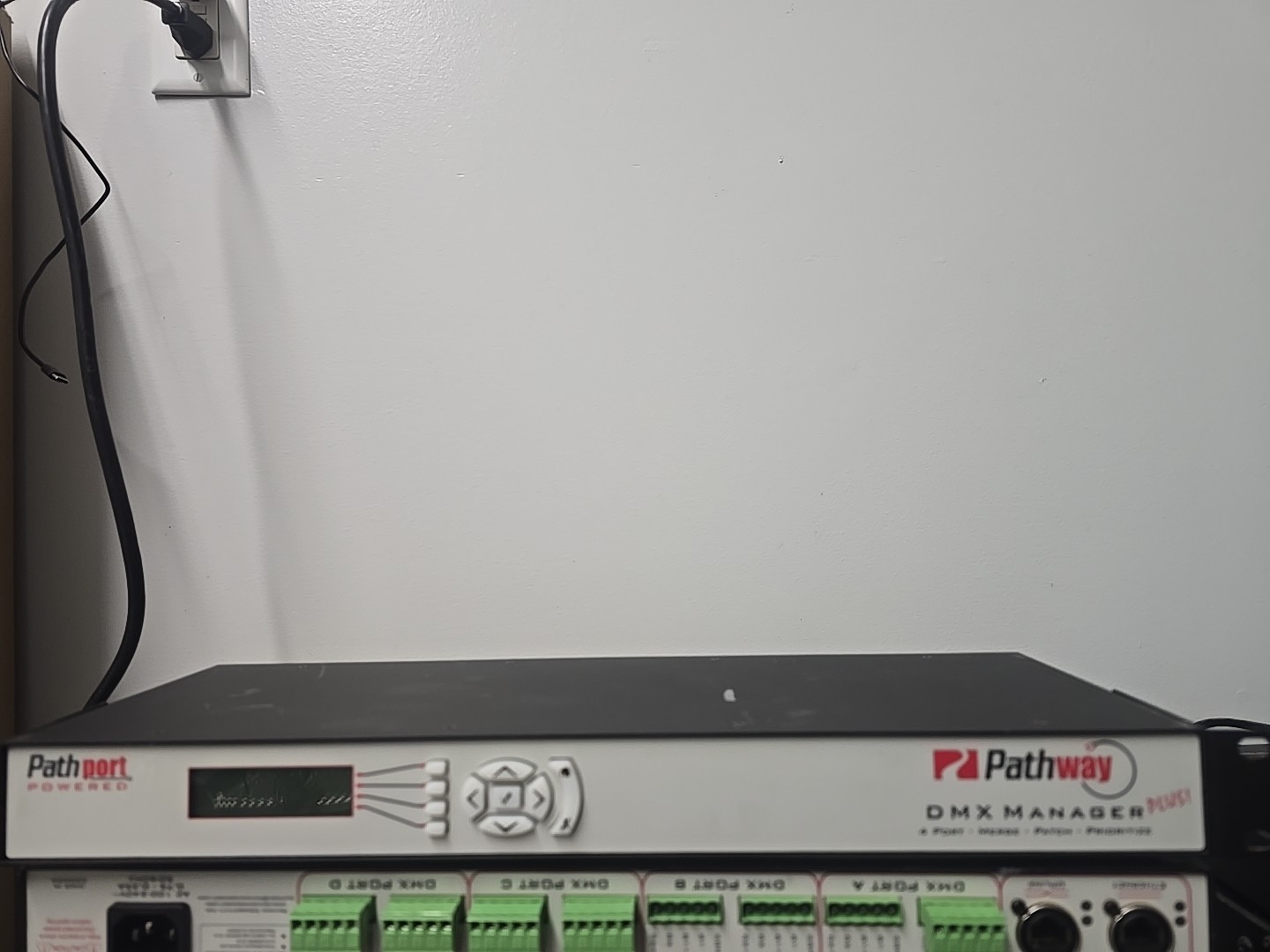 Pathway DMX Manager 4-Port DMX Merge Patch Prioritize Ethernet Rackmount Tested