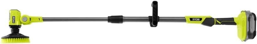 ryobi one 18v cordless telescoping power scrubber