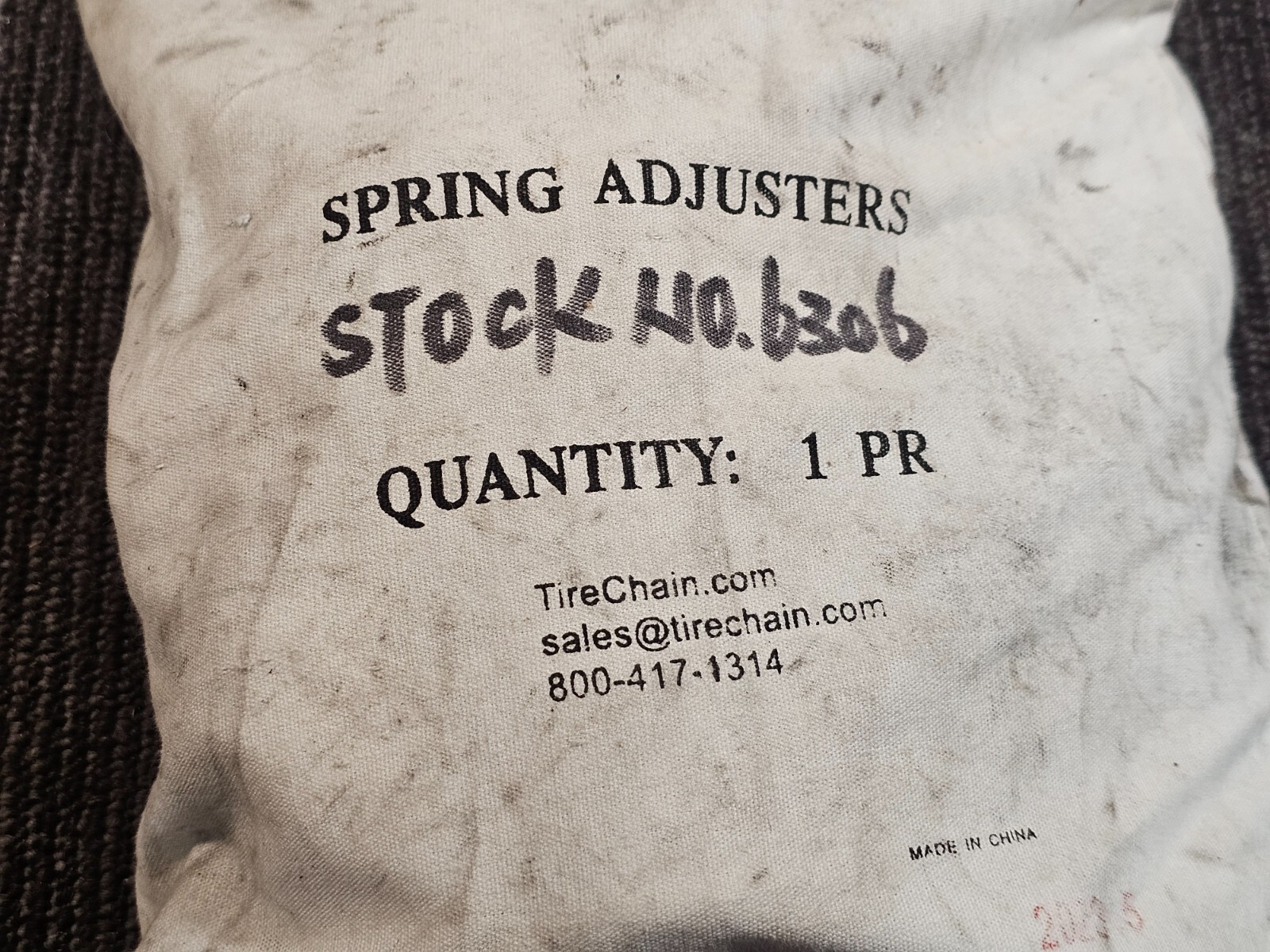 (QTY 1 Pair) TireChain 6306 Large Tractor Loader Spring Tensioner Adjust Binder