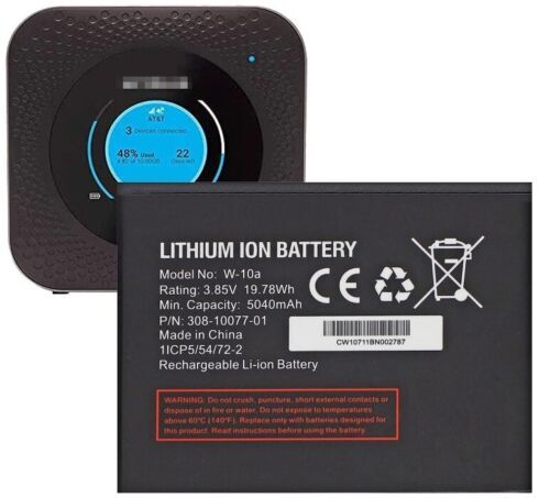 New Battery For Netgear Nighthawk LTE Mobile Hotspot MR1100 W-10A W-10 5040mAh