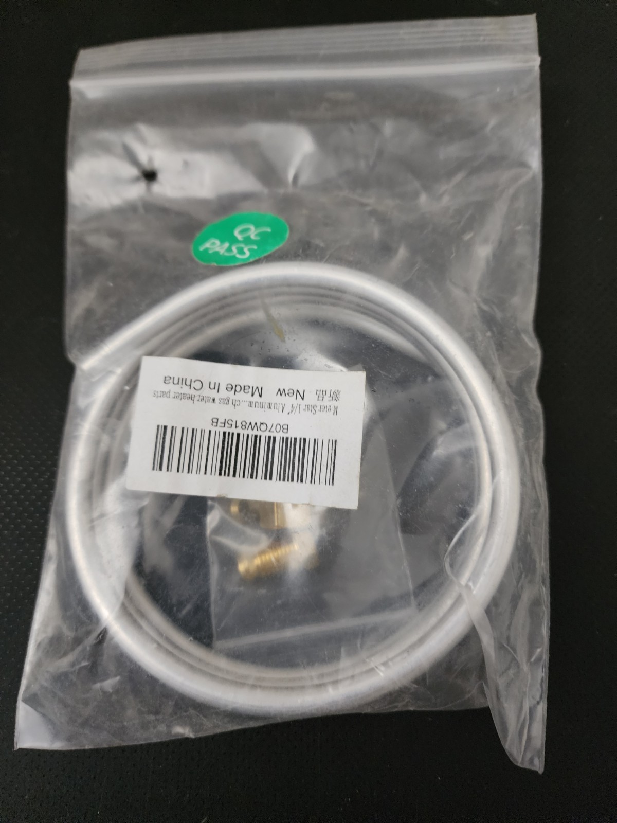 Meter Star 1/4 Aluminum Gas Water Heater Parts