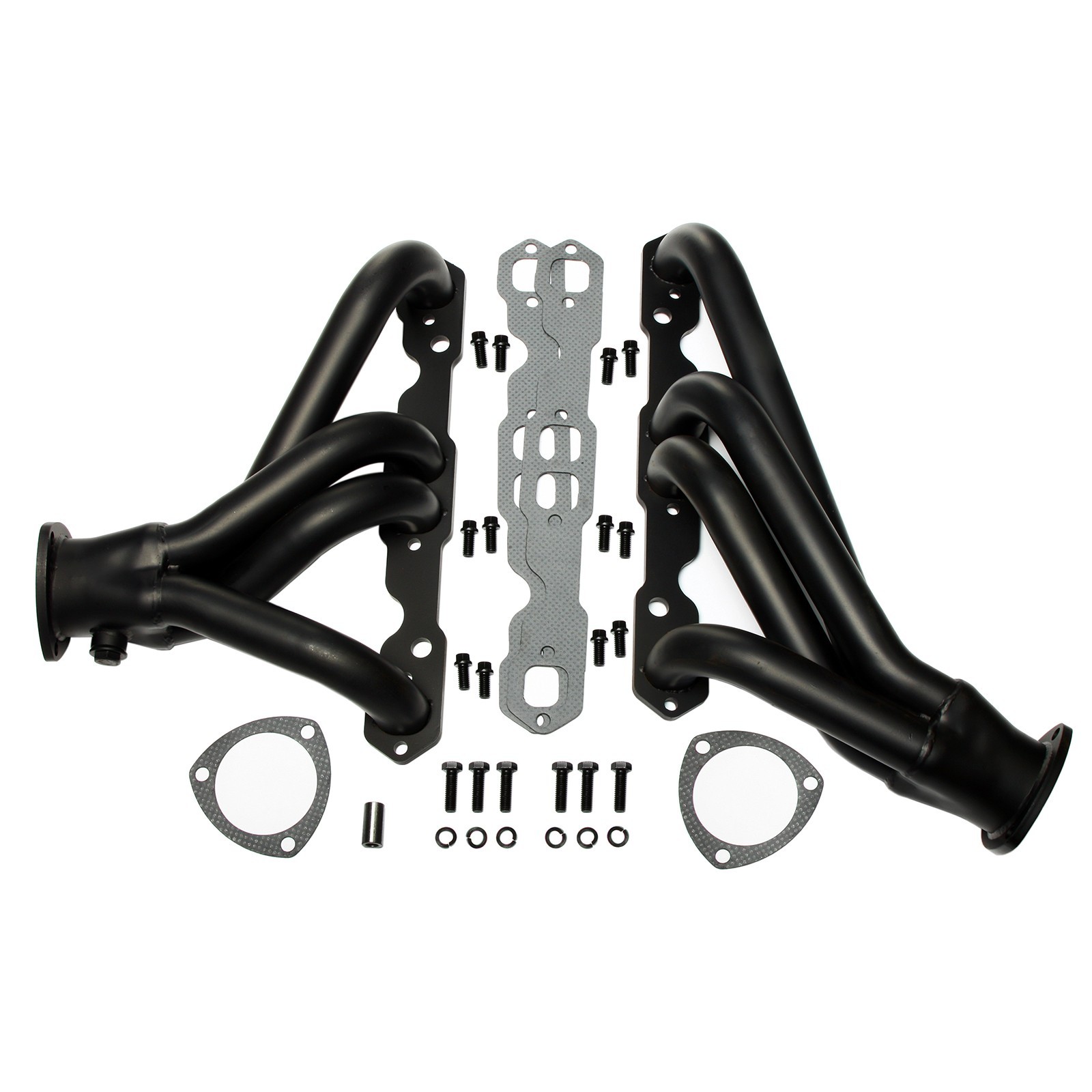 For 82-92 Camaro SBC with 305/350 V8 5.0 5.7 Black Shorty Exhaust Header