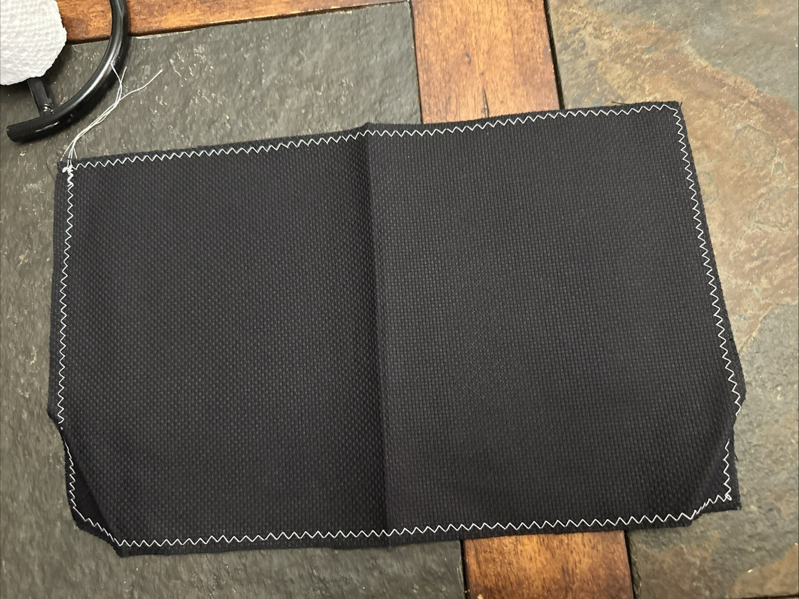 CROSS STITCH Aida ~ 14 Count ~ 13.5" x 8" BLACK