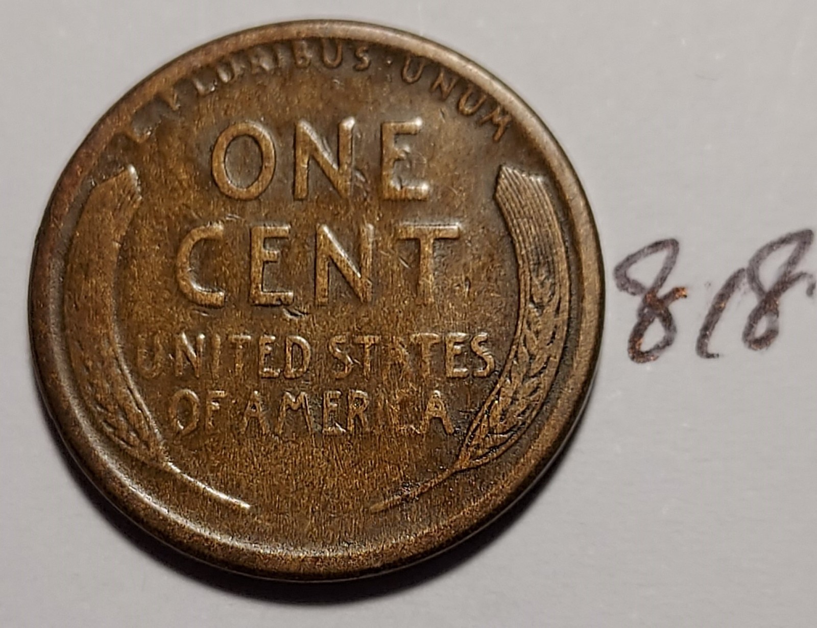1921-S Lincoln Wheat Cent BELOW FINE #818
