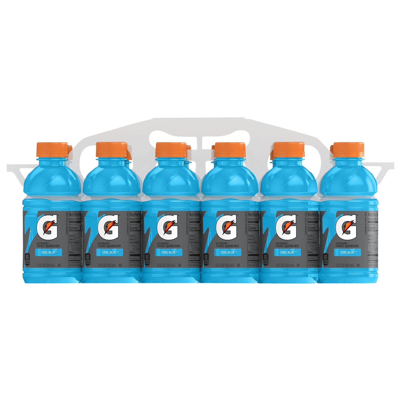 Gatorade Thirst Quencher Cool Blue, 12 Fl 12 Oz (Pack of 12), Light Blue