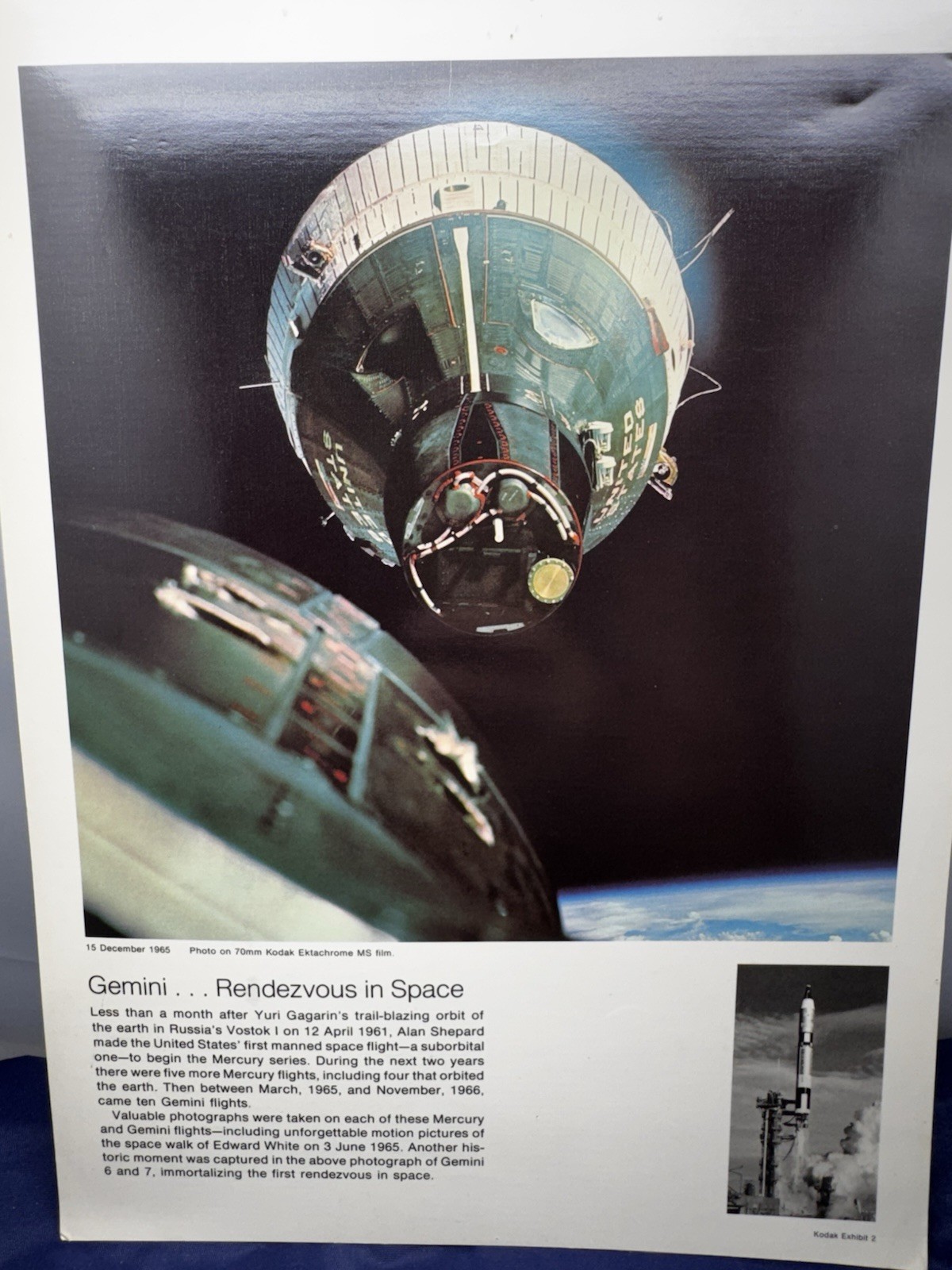 NASA Kodak Space Program Numbered Photographs Assorted Lot