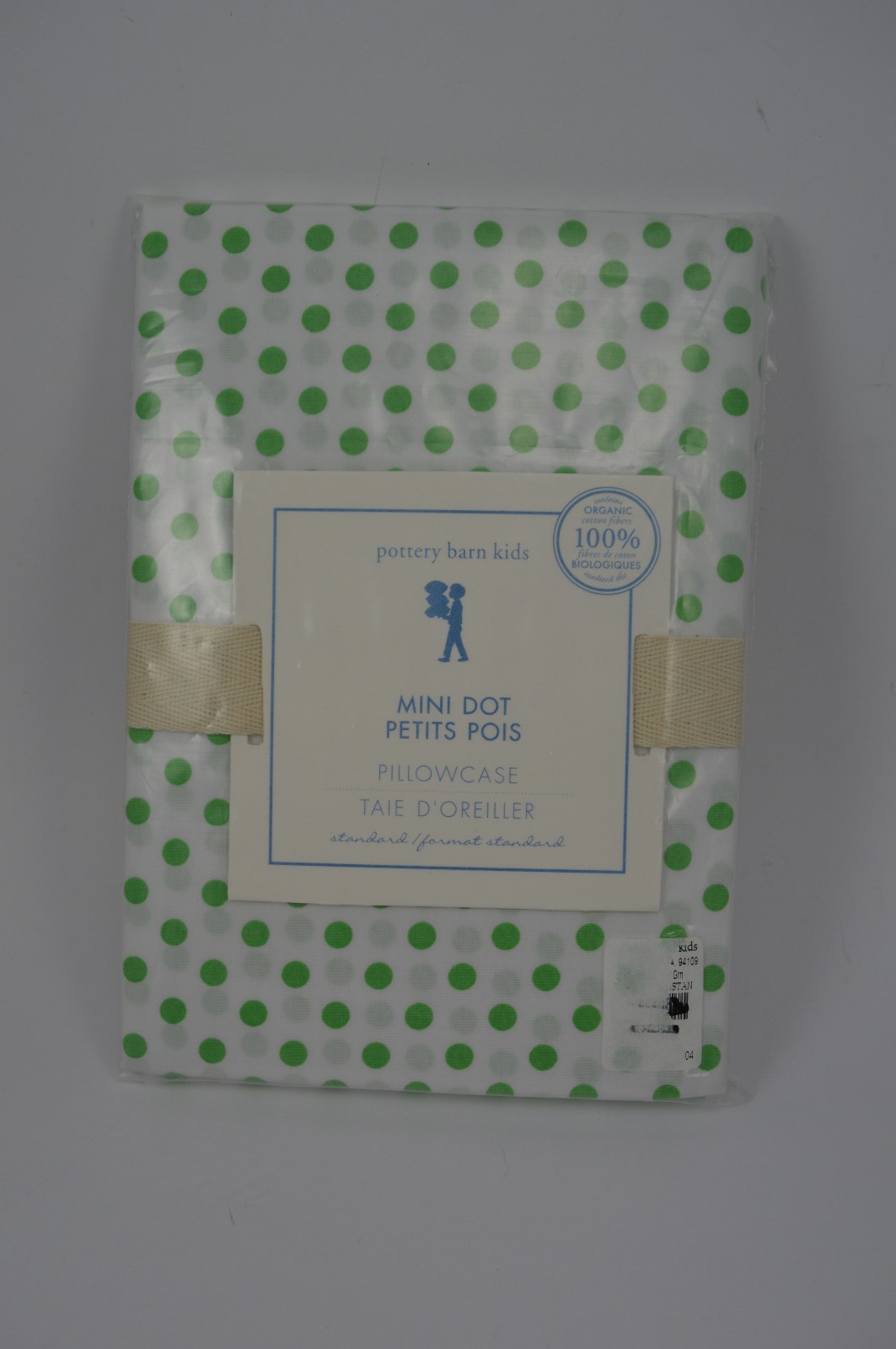 Pottery Barn Kids Mini Dot Pillowcase Standard Bright Green #19A