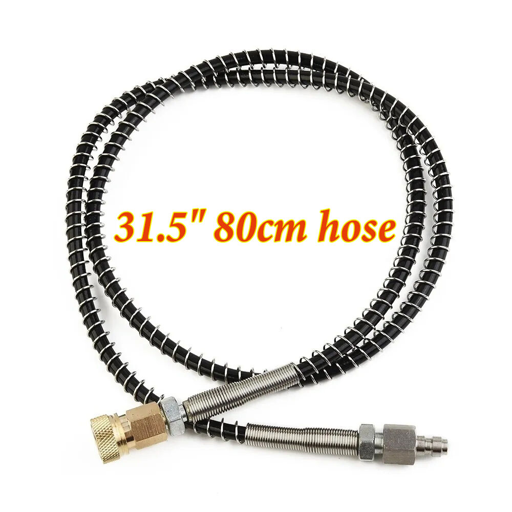 Paintball PCP DN2 31.5IN Microbore Hose for Air Fill Station / Charging Adaptor