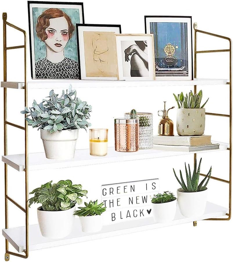 Wall Shelf 3 Tiers (610-Gold)