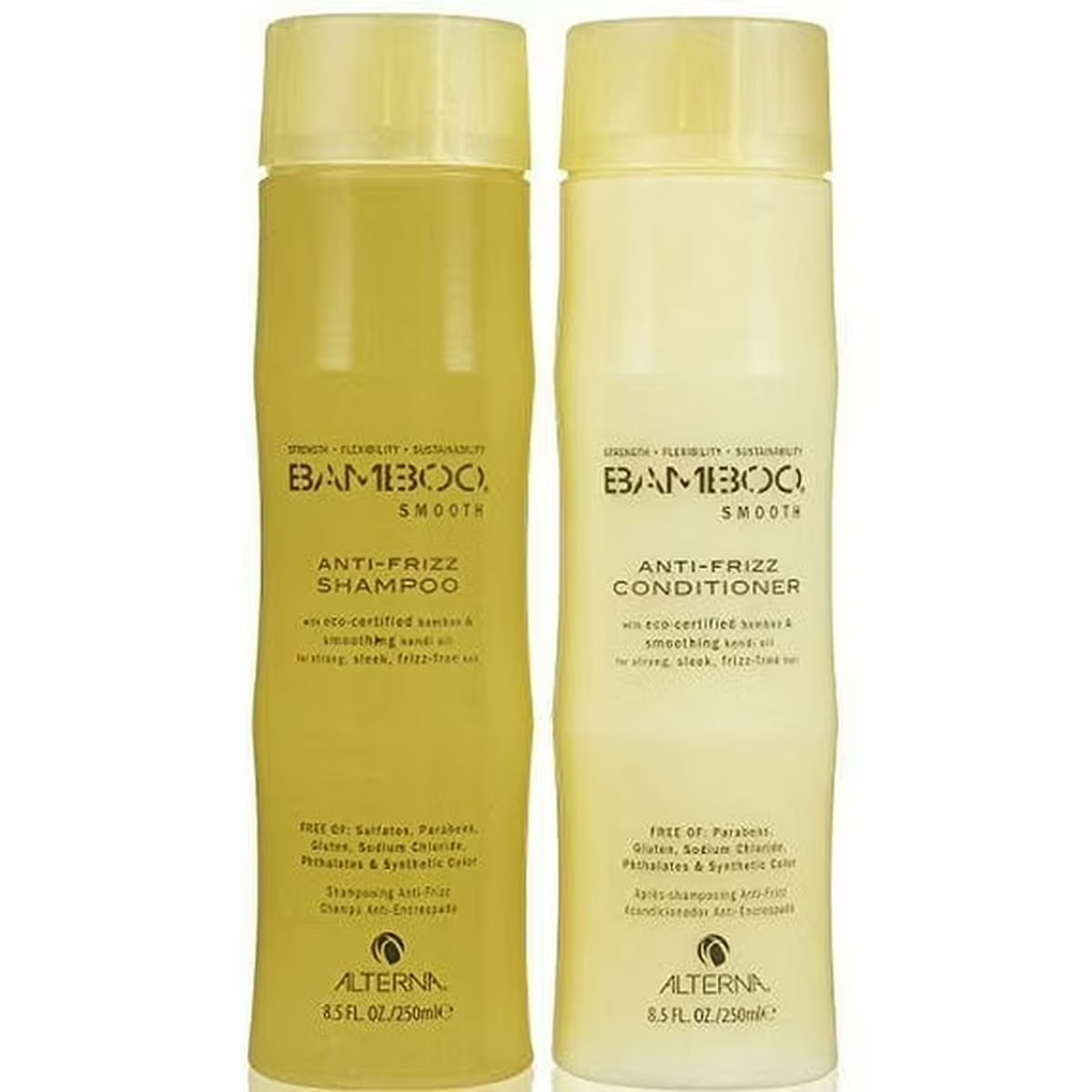 Alterna Bamboo Smooth Anti-Frizz Shampoo and Conditioner 8.5 Fl Oz