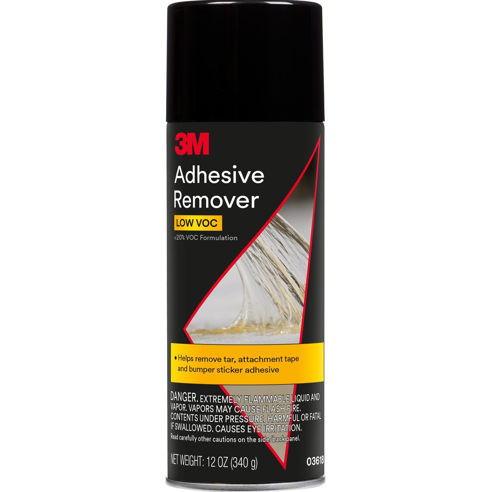3M Adhesive Remover, 12 oz., Quickly Remove 1 Count (Pack of 1), White