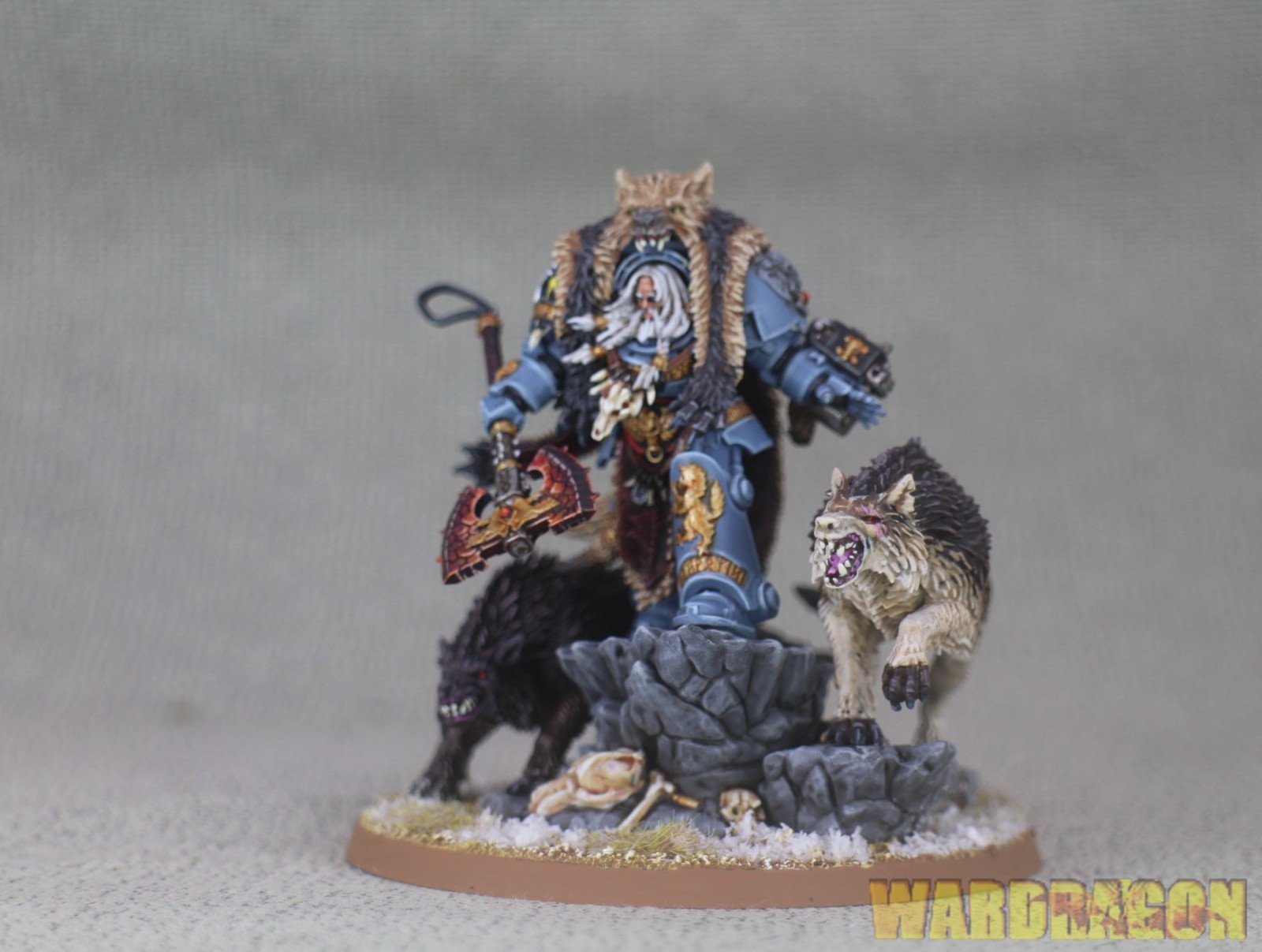 Warhammer 40K WDS painted Space Wolves Logan Grimnar e29