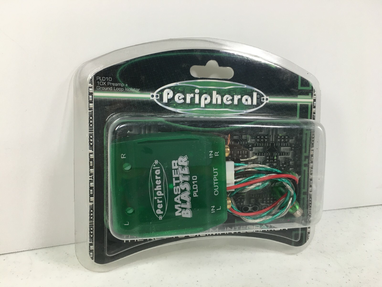 Peripheral PLD10 Master Blaster 10x Preamp + Ground Loop Isolator Rare Old Stock