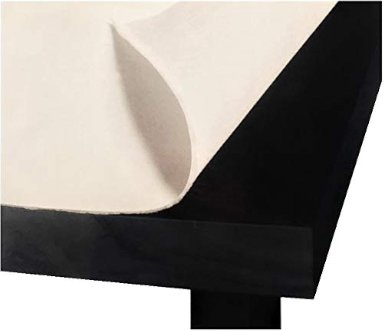 Better Home Premium Felt Back Table Pad, Heavy 90" x 52" (Rectangular), White