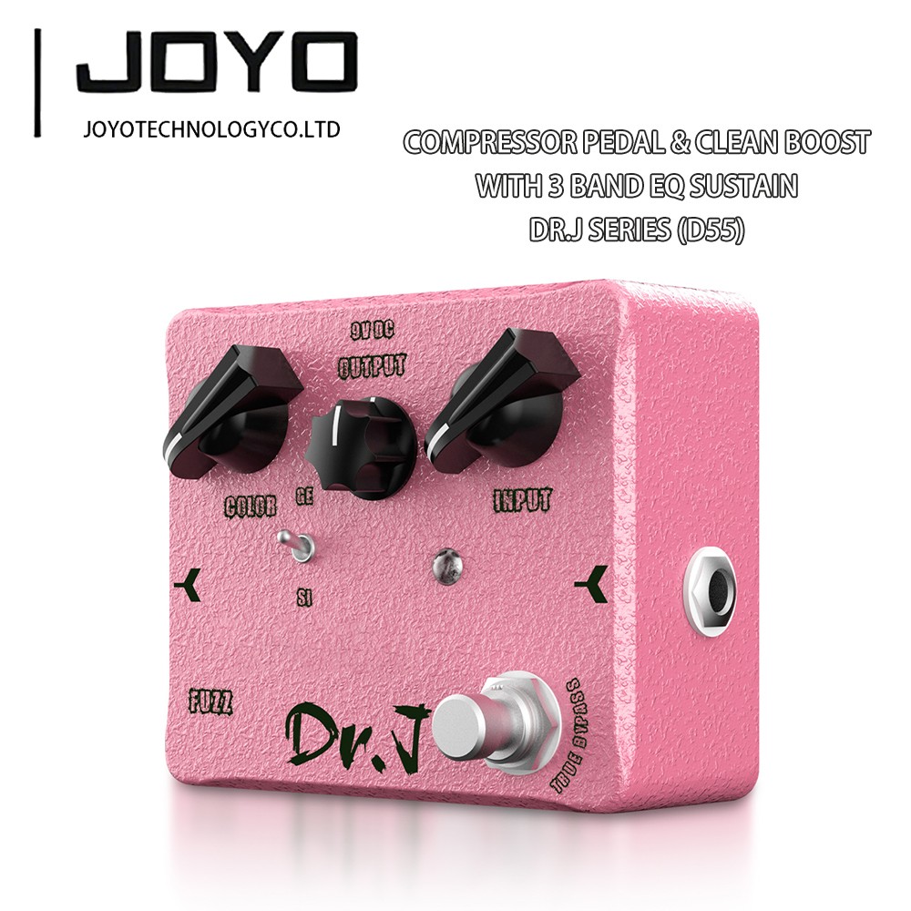 JOYO Fuzz Pedal Between Overdrive& Distortion Across Classic & Mordern Tone D56