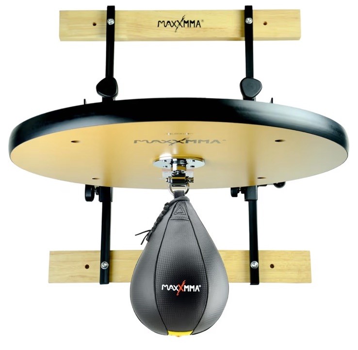 MaxxMMA Speed Bag Platform Kit Heavy Duty Adjustable Boxing Training Open Box