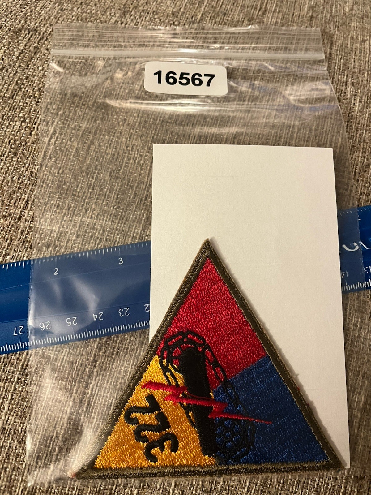 US Army 322nd Armored Battalion Patch