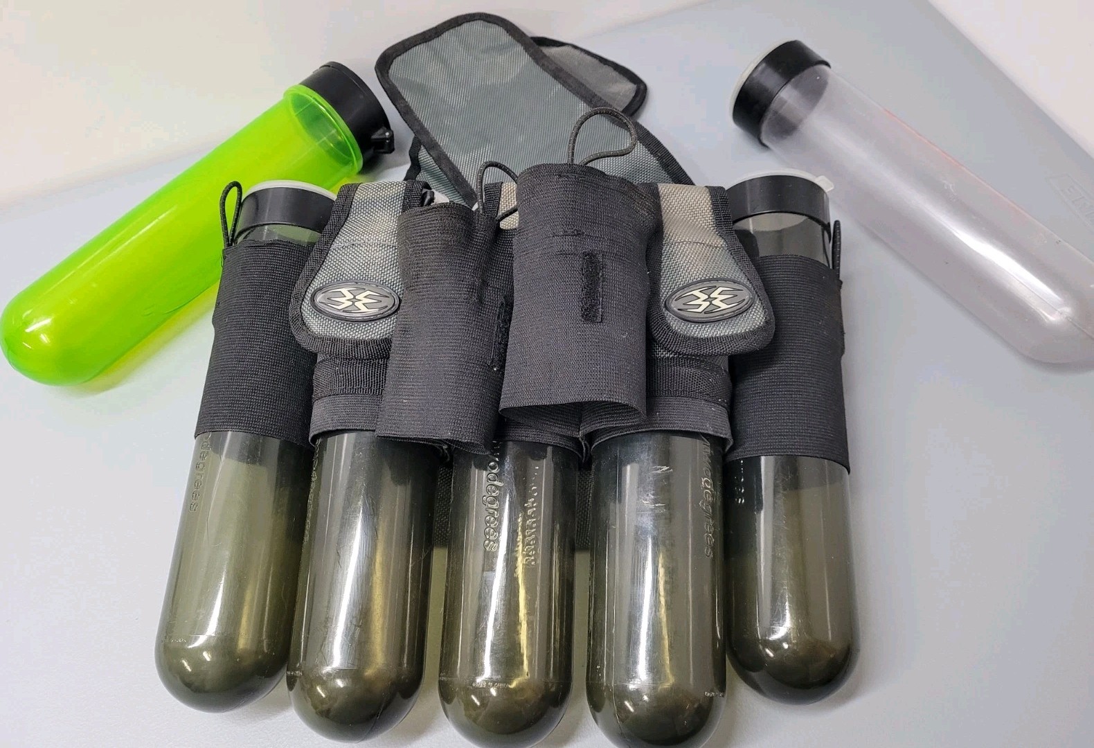 Empire Paintball Pod Harness Belt 7 Pods S/M Adjustable USED