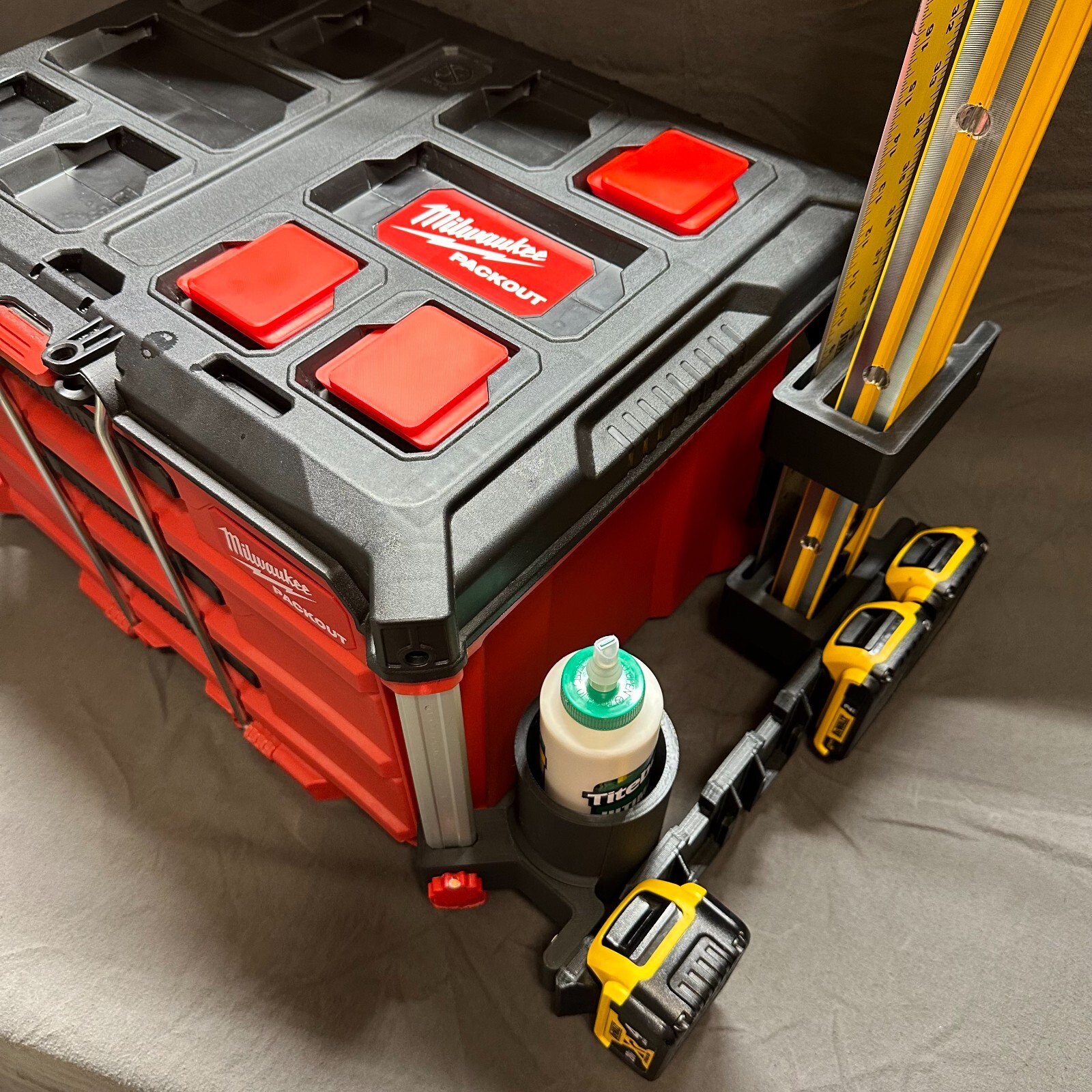 Milwaukee Packout Foot / Full Length / 3D Printed / Packout Feet Mount