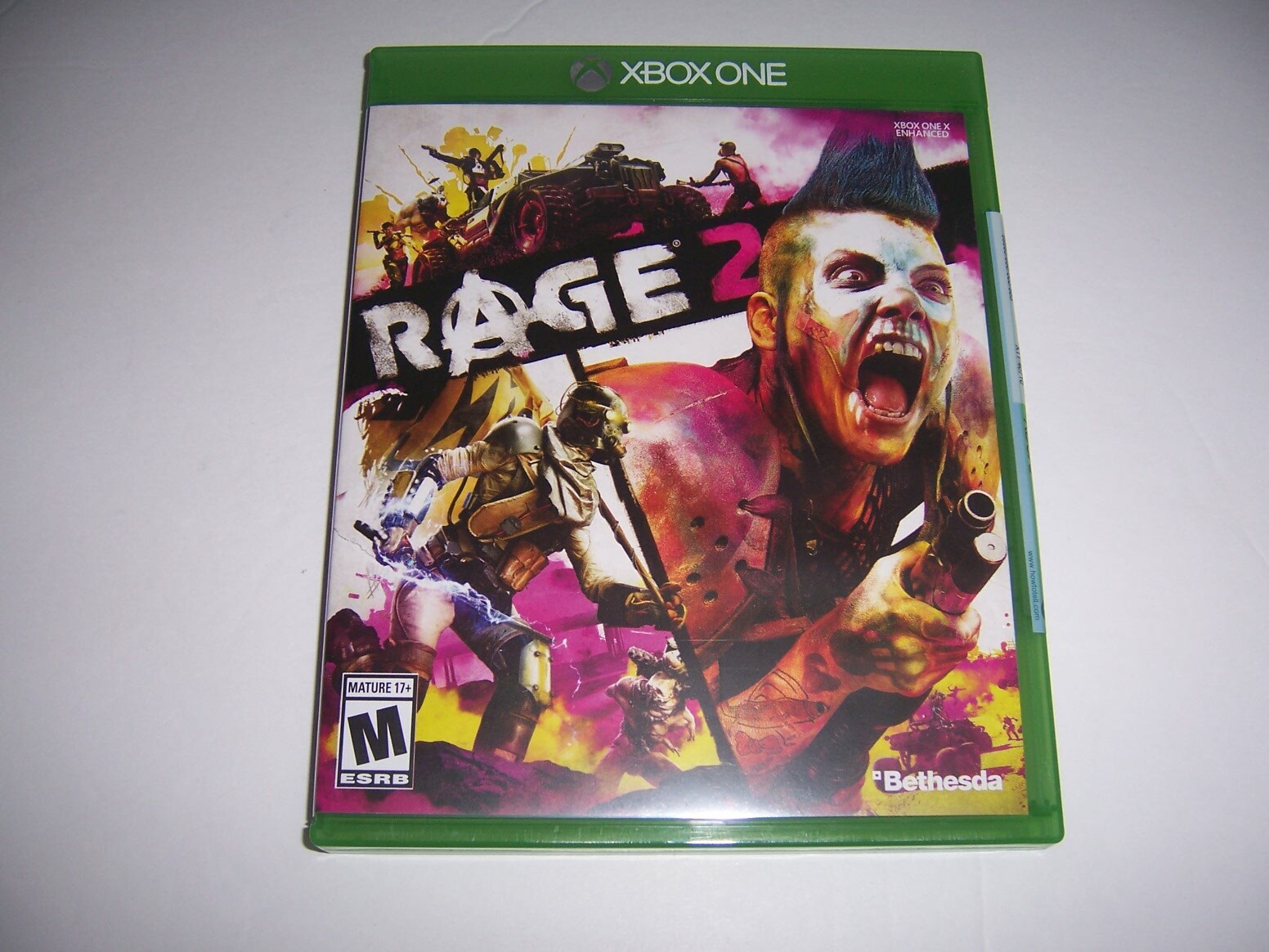 Replacement Original Box Case Xbox One XB1 for RAGE 2 TWO *NO DISC*