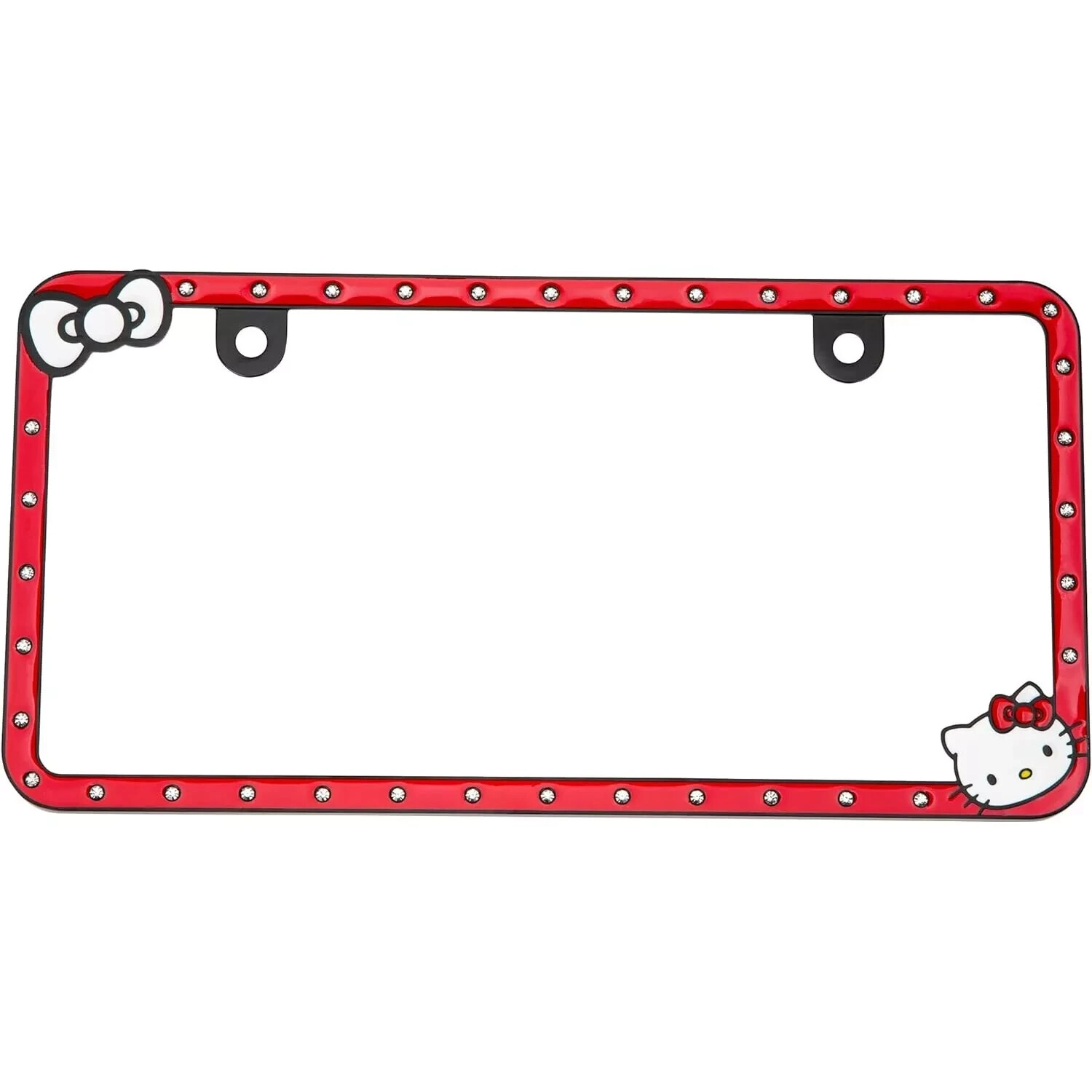Hello Kitty Bows and Bling License Plate Frame Diamond Authentic Sanrio GIFT