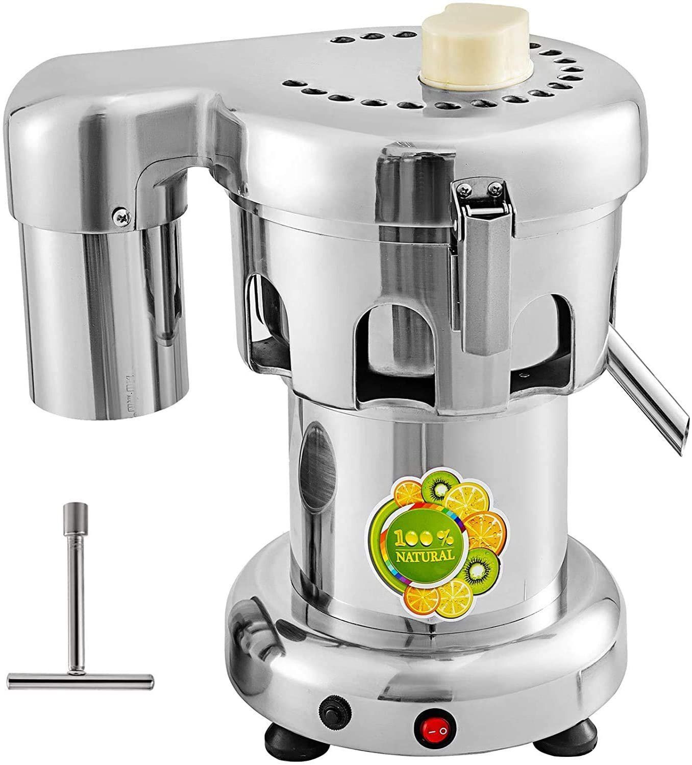 Commercial Juice Extractor Heavy Stainless Steel Centrifugal for Fruits Veggies