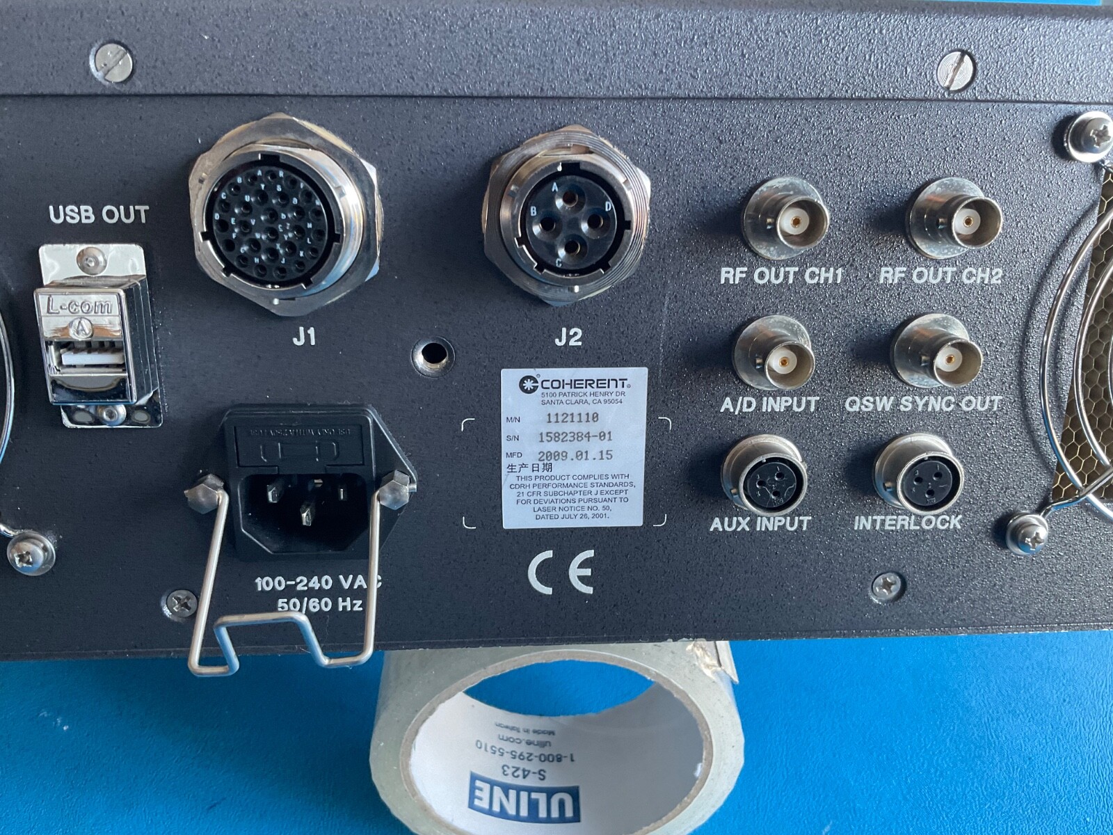 Coherent Evolution Diode-Pumped Nd: YLF Laser System 1121110 USED AS IS..,