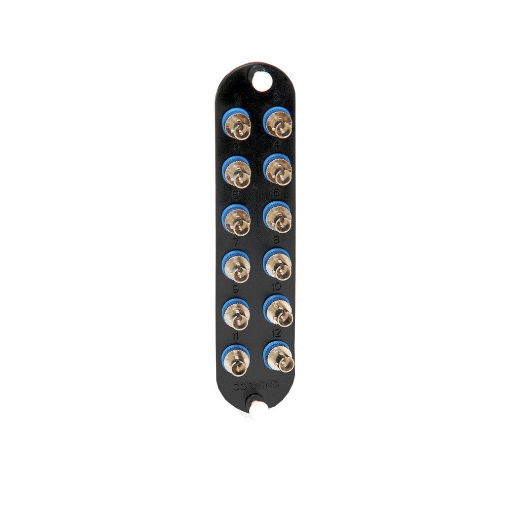 Corning CCH-CP12-19T Simplex UPC 12 Fiber ST Compatible Adapter CCH Panel