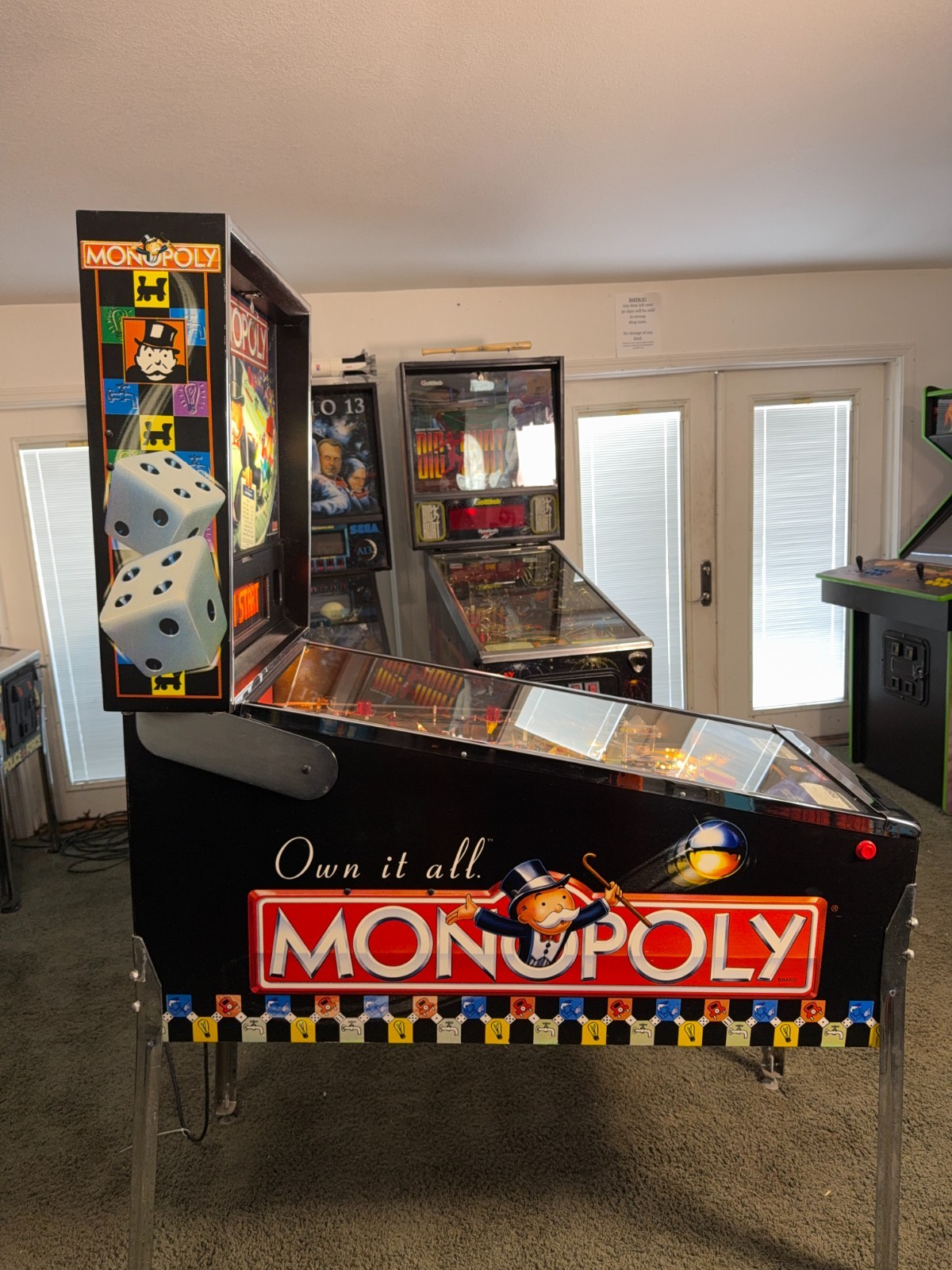 Platinum Edition Monopoly Pinball Machine