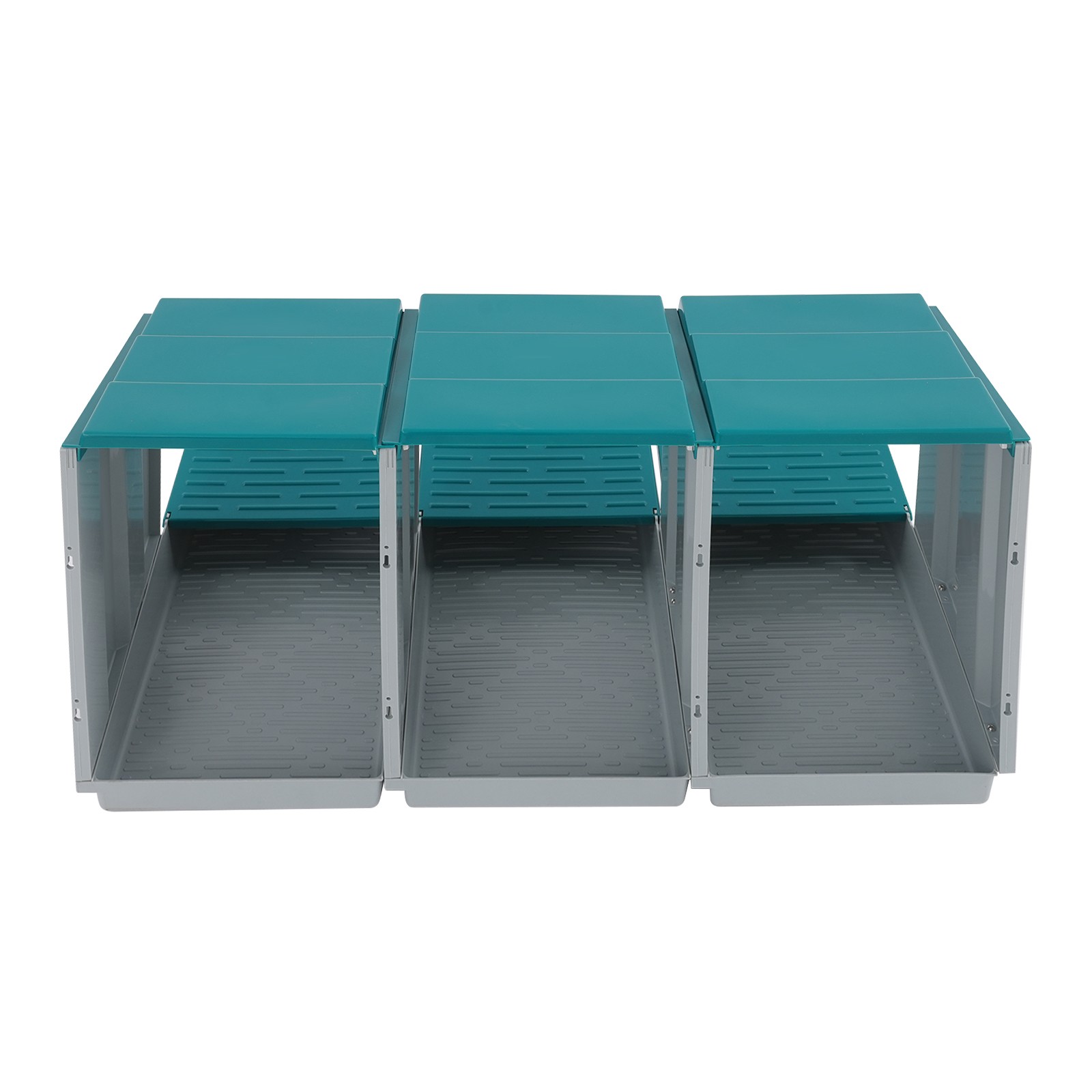 3 Compartments Hen Laying Box PP Chicken Egg Nexting Boxes for Chicken Coop