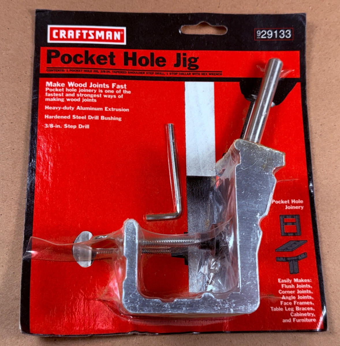 New in Sealed Package - Vintage Craftsman Pocket Hole Jig 9-29133